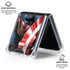 Marvel Captain America Portrait Galaxy Z Flip6 Clear Case